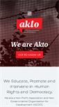 Mobile Screenshot of akto.org