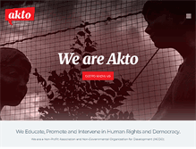 Tablet Screenshot of akto.org